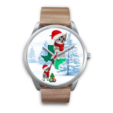 Load image into Gallery viewer, American Shorthair Cat Texas Christmas Special Wrist Watch-Free Shipping