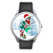Load image into Gallery viewer, American Shorthair Cat Texas Christmas Special Wrist Watch-Free Shipping