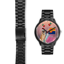 Load image into Gallery viewer, Belgian Malinois Dog On Christmas Arizona Wrist Watch-Free Shipping
