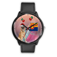 Load image into Gallery viewer, Belgian Malinois Dog On Christmas Arizona Wrist Watch-Free Shipping