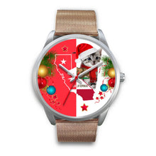 Load image into Gallery viewer, American Shorthair Cat California Christmas Special Wrist Watch-Free Shipping