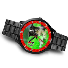 Load image into Gallery viewer, Border Collie Dog Virginia Christmas Special Wrist Watch-Free Shipping