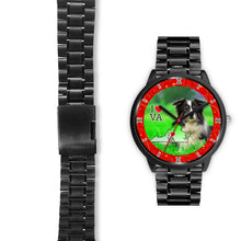 Load image into Gallery viewer, Border Collie Dog Virginia Christmas Special Wrist Watch-Free Shipping