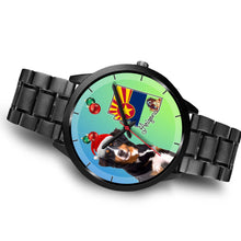 Load image into Gallery viewer, Bernese Mountain Dog On Christmas Arizona Wrist Watch-Free Shipping