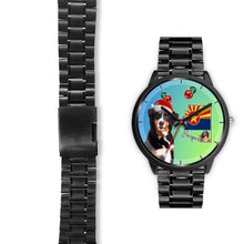 Load image into Gallery viewer, Bernese Mountain Dog On Christmas Arizona Wrist Watch-Free Shipping
