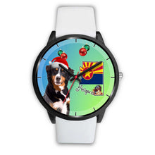 Load image into Gallery viewer, Bernese Mountain Dog On Christmas Arizona Wrist Watch-Free Shipping