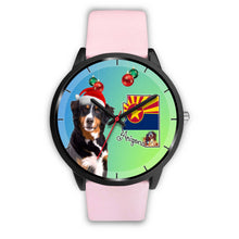 Load image into Gallery viewer, Bernese Mountain Dog On Christmas Arizona Wrist Watch-Free Shipping
