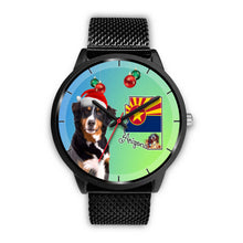 Load image into Gallery viewer, Bernese Mountain Dog On Christmas Arizona Wrist Watch-Free Shipping