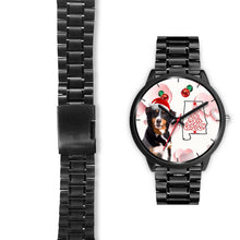 Load image into Gallery viewer, Bernese Mountain Dog On Christmas Alabama Wrist Watch-Free Shipping