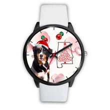 Load image into Gallery viewer, Bernese Mountain Dog On Christmas Alabama Wrist Watch-Free Shipping
