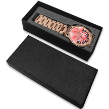 Load image into Gallery viewer, Bernese Mountain Dog On Christmas Alabama Golden Wrist Watch-Free Shipping