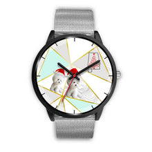 Load image into Gallery viewer, Bichon Frise Dog On Christmas Alabama Wrist Watch-Free Shipping