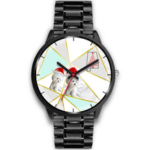 Load image into Gallery viewer, Bichon Frise Dog On Christmas Alabama Wrist Watch-Free Shipping