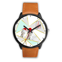 Load image into Gallery viewer, Bichon Frise Dog On Christmas Alabama Wrist Watch-Free Shipping