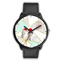 Load image into Gallery viewer, Bichon Frise Dog On Christmas Alabama Wrist Watch-Free Shipping