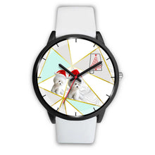 Load image into Gallery viewer, Bichon Frise Dog On Christmas Alabama Wrist Watch-Free Shipping