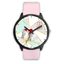 Load image into Gallery viewer, Bichon Frise Dog On Christmas Alabama Wrist Watch-Free Shipping