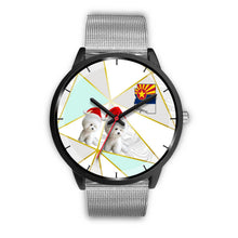 Load image into Gallery viewer, Bichon Frise On Christmas Arizona Wrist Watch-Free Shipping