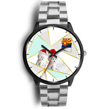 Load image into Gallery viewer, Bichon Frise On Christmas Arizona Wrist Watch-Free Shipping