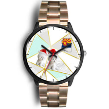 Load image into Gallery viewer, Bichon Frise On Christmas Arizona Wrist Watch-Free Shipping