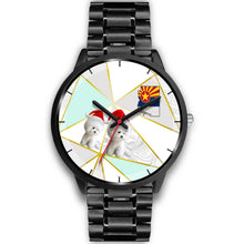 Load image into Gallery viewer, Bichon Frise On Christmas Arizona Wrist Watch-Free Shipping