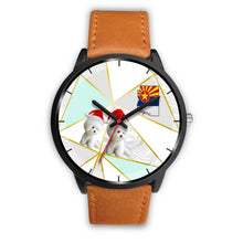 Load image into Gallery viewer, Bichon Frise On Christmas Arizona Wrist Watch-Free Shipping
