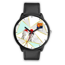 Load image into Gallery viewer, Bichon Frise On Christmas Arizona Wrist Watch-Free Shipping