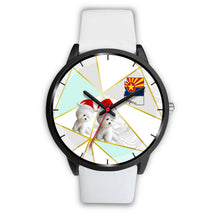 Load image into Gallery viewer, Bichon Frise On Christmas Arizona Wrist Watch-Free Shipping