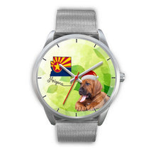 Load image into Gallery viewer, Bloodhound Dog On Christmas Arizona Wrist Watch-Free Shipping