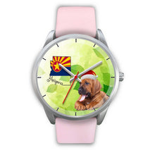 Load image into Gallery viewer, Bloodhound Dog On Christmas Arizona Wrist Watch-Free Shipping