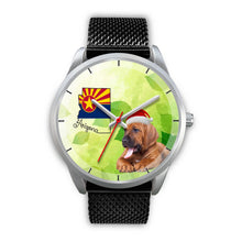 Load image into Gallery viewer, Bloodhound Dog On Christmas Arizona Wrist Watch-Free Shipping