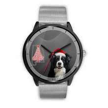 Load image into Gallery viewer, Border Collie On Christmas Alabama Wrist Watch-Free Shipping