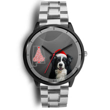 Load image into Gallery viewer, Border Collie On Christmas Alabama Wrist Watch-Free Shipping