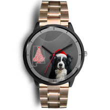 Load image into Gallery viewer, Border Collie On Christmas Alabama Wrist Watch-Free Shipping