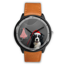 Load image into Gallery viewer, Border Collie On Christmas Alabama Wrist Watch-Free Shipping