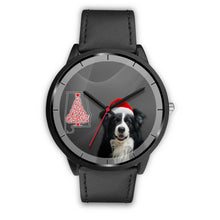 Load image into Gallery viewer, Border Collie On Christmas Alabama Wrist Watch-Free Shipping