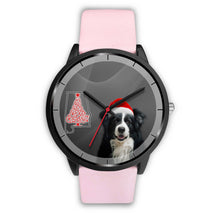 Load image into Gallery viewer, Border Collie On Christmas Alabama Wrist Watch-Free Shipping