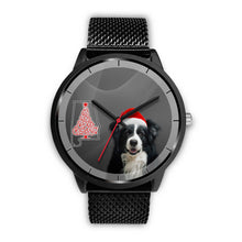 Load image into Gallery viewer, Border Collie On Christmas Alabama Wrist Watch-Free Shipping