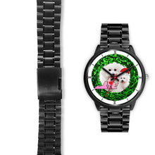 Load image into Gallery viewer, Bichon Fries Dog Virginia Christmas Special Wrist Watch-Free Shipping