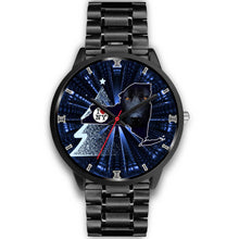 Load image into Gallery viewer, Black German Shepherd Dog New York Christmas Special Wrist Watch-Free Shipping