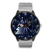 Load image into Gallery viewer, Black German Shepherd Dog New York Christmas Special Wrist Watch-Free Shipping