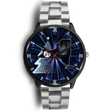 Load image into Gallery viewer, Black German Shepherd Dog New York Christmas Special Wrist Watch-Free Shipping