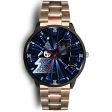 Load image into Gallery viewer, Black German Shepherd Dog New York Christmas Special Wrist Watch-Free Shipping