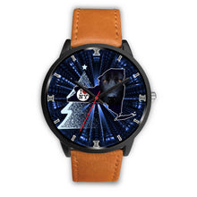 Load image into Gallery viewer, Black German Shepherd Dog New York Christmas Special Wrist Watch-Free Shipping