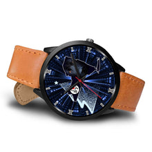 Load image into Gallery viewer, Black German Shepherd Dog New York Christmas Special Wrist Watch-Free Shipping