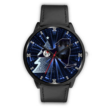 Load image into Gallery viewer, Black German Shepherd Dog New York Christmas Special Wrist Watch-Free Shipping