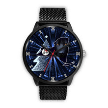 Load image into Gallery viewer, Black German Shepherd Dog New York Christmas Special Wrist Watch-Free Shipping