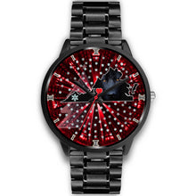 Load image into Gallery viewer, Black German Shepherd Dog Virginia Christmas Special Wrist Watch-Free Shipping
