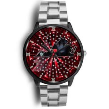 Load image into Gallery viewer, Black German Shepherd Dog Virginia Christmas Special Wrist Watch-Free Shipping