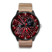 Load image into Gallery viewer, Black German Shepherd Dog Virginia Christmas Special Wrist Watch-Free Shipping